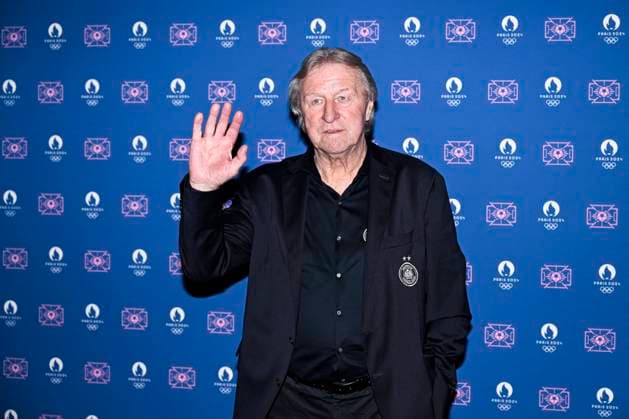 Sport Themen der Woche KW12 Sport Bilder des Tages Paris 2024 Football Draw - Paris Horst Hrubesch during the Olympic Games, Olympische Spiele, Olympia, OS football tournament final draw at Paris 2024 HQ on March 20, 2024 in Paris, France. Photo by Victor Joly ABACAPRESS.COM Paris France  Copyright: xJolyxVictor ABACAx