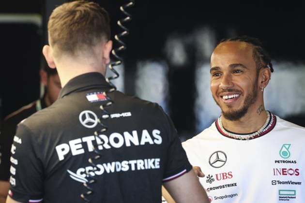 HAMILTON Lewis (gbr), Mercedes AMG F1 Team W15, portrait during the Formula 1 Rolex Australian Grand Prix 2024, 3rd round of the 2024 Formula One World Championship, WM, Weltmeisterschaft from March 22 to 24, 2024 on the Albert Park Circuit, in Melbourne, Australia - F1 - AUSTRALIAN GRAND PRIX 2024 DPPI Panoramic  240321_R03_AUSTRALIA_FG_17533