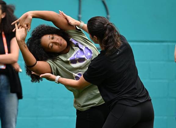 MIAMI GARDENS FL - MARCH 20: Naomi Osaka is seen working out during The Miami Open at Hard Rock Stadium on March 20, 2024 in Miami Gardens, Florida. Copyright: xmpi04x