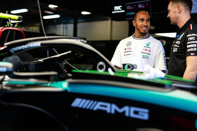 HAMILTON Lewis (gbr), Mercedes AMG F1 Team W15, portrait during the Formula 1 Rolex Australian Grand Prix 2024, 3rd round of the 2024 Formula One World Championship, WM, Weltmeisterschaft from March 22 to 24, 2024 on the Albert Park Circuit, in Melbourne, Australia - F1 - AUSTRALIAN GRAND PRIX 2024 DPPI Panoramic  240321_R03_AUSTRALIA_F12024GP03AUS_JK305174.jpg