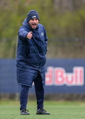 Leipzigs head coach Coach Saban Uzun Training RB Leipzig Women on March 14, 2024 Red Bull Academy, Leipzig Training RB Leipzig Women
