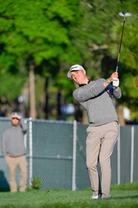 PALM HARBOR, FL - MARCH 21: Justin Thomas (USA) chips up onto 11 from near the tee on 12 during Rd1 of the Valspar Championship at Innisbrook Resort - Copperhead, on March 21, 2024, in Palm Harbor, Florida. (Photo by Ken Murray Icon Sportswire) GOLF: MAR 21 PGA, Golf Herren Valspar Championship EDITORIAL USE ONLY Icon2403210081