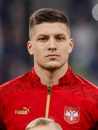 Russia v Serbia - International Friendly, Länderspiel, Nationalmannschaft Luka Jovic of Serbia looks on during the international friendly match between Russia and Serbia on March 21, 2024 at Dynamo Central Stadium in Moscow, Russia. Moscow Russia  Copyright: xMikexKireevx originalFilename:kireev-russiavs240321_npUqV.jpg