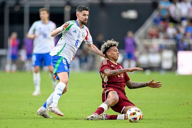 Football, Test match, Italy - Venezuela