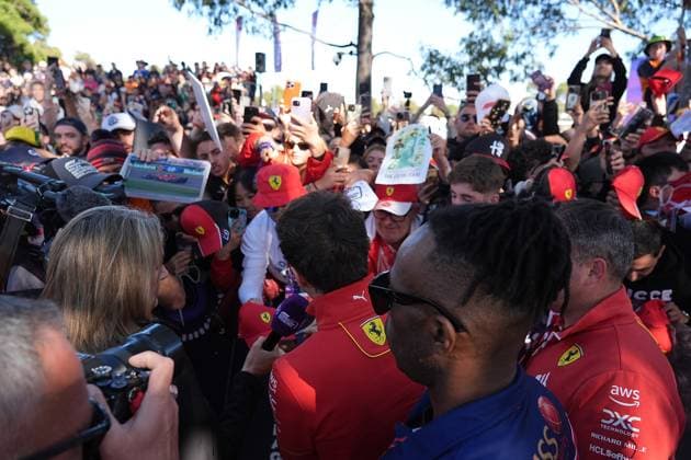 FORMULA 1 ROLEX AUSTRALIAN GRAND PRIX 2024 22 03 2024, Albert Park Circuit, Melbourne, FORMULA 1 ROLEX AUSTRALIAN GRAND PRIX 2024 ,in the picture Charles Leclerc MCO , Scuderia Ferrari nordphotoxGmbHx xBratic nph00250