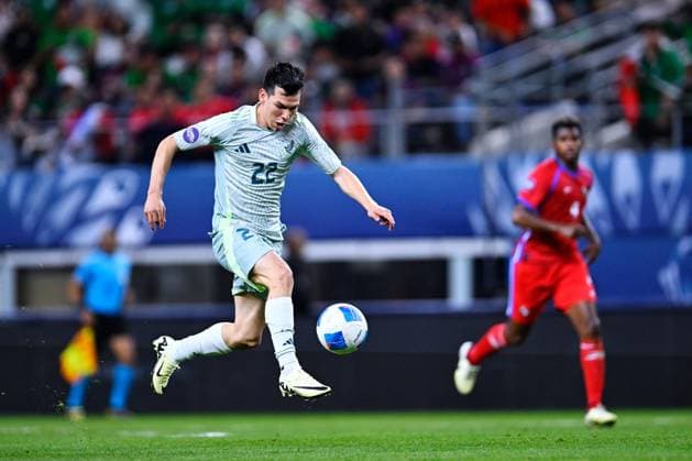 RECORD DATE NOT STATED CONCACAF NATIONS LEAGUE 2023-2024 Panama vs Mexico SF Hirving Lozano of Mexico during the Semifinals match between Panama and Mexico (Mexican national team, Nationalteam as part of the 2024 Concacaf Nations League, at AT-T Stadium, Arlington, Texas, on March 21, 2024. ARLINGTON TEXAS UNITED STATES  Copyright: xJorgexMartinezx 20240321214322_CNL_24_SF_PAN_MEX_LOZANO285