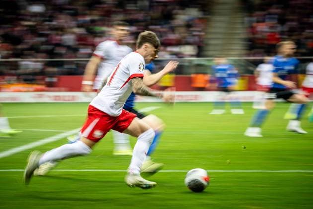 Poland v Estonia: UEFA EURO, EM, Europameisterschaft,Fussball 2024 Play-Offs Semi-final Nicola Zalewski is playing during the UEFA EURO 2024 qualifier play-off between Poland and Estonia in Warsaw, Poland, on March 21, 2024. Warsaw Poland  Copyright: xFotoxOlimpikx originalFilename:jastrzebowski-polandvs240321_np43o.jpg