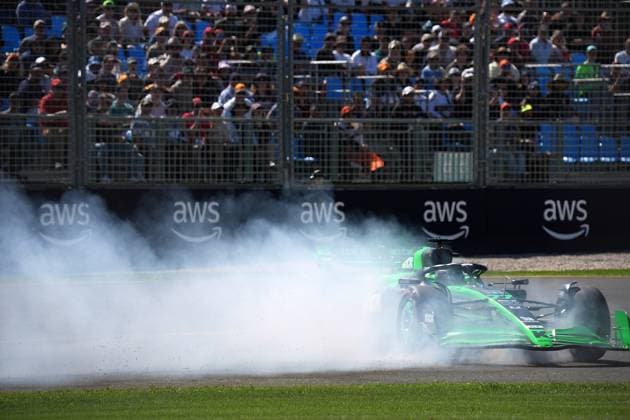 22 03 2024, Albert Park Circuit, Melbourne, FORMULA 1 ROLEX AUSTRALIAN GRAND PRIX 2024 ,pictured spinning Valtteri Bottas FIN , Stake F1 Team Kick Sauber Melbourne Albert Park Circuit Victoria Australia eu-images-506