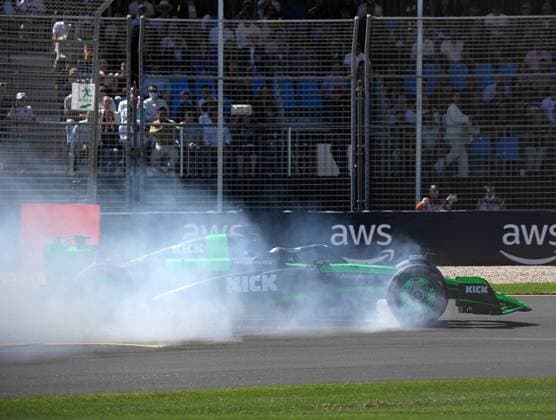 FORMULA 1 ROLEX AUSTRALIAN GRAND PRIX 2024 22 03 2024, Albert Park Circuit, Melbourne, FORMULA 1 ROLEX AUSTRALIAN GRAND PRIX 2024 ,pictured spinning Valtteri Bottas FIN , Stake F1 Team Kick Sauber nordphotoxGmbHx xBratic nph00250