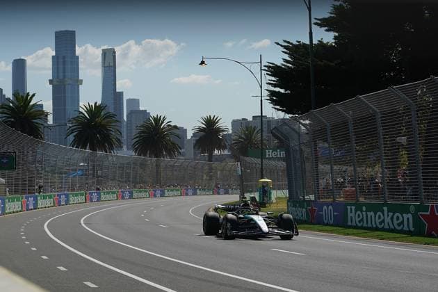 FORMULA 1 ROLEX AUSTRALIAN GRAND PRIX 2024 22 03 2024, Albert Park Circuit, Melbourne, FORMULA 1 ROLEX AUSTRALIAN GRAND PRIX 2024 ,in the picture Lewis Hamilton GBR , Mercedes AMG Petronas Formula One Team nordphotoxGmbHx xBratic nph00250