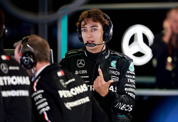 RUSSELL George (gbr), Mercedes AMG F1 Team W15, portrait during the Formula 1 Rolex Australian Grand Prix 2024, 3rd round of the 2024 Formula One World Championship, WM, Weltmeisterschaft from March 22 to 24, 2024 on the Albert Park Circuit, in Melbourne, Australia - F1 - AUSTRALIAN GRAND PRIX 2024 DPPI Panoramic  240322_R03_AUSTRALIA_F12024GP03AUS_JK307847.jpg