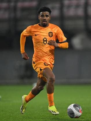 NIJMEGEN - Ian Maatsen of Holland U21, U 21 during the friendly Interland match between the Dutch Juniors and Jong Norway in De Goffert on March 21, 2024 in Nijmegen, the Netherlands. ANP International Friendly, Länderspiel, Nationalmannschaft 2023 2024 xVIxANPxSportx xxANPxIVx 494254382 originalFilename: 494254382.jpg