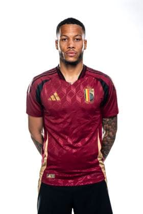 Commercial Shoot - Belgian Red Devils EURO 2024 TUBIZE, BELGIUM - MARCH 19 : Vranckx Aster midfielder of Belgium pictured during a commercial photo shoot in Proximus Basecamp. on March 19, 2024 in Tubize, Belgium, 19 03 2024 Tubize Belgium  Copyright: xGvgx