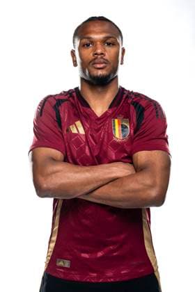 Commercial Shoot - Belgian Red Devils EURO 2024 TUBIZE, BELGIUM - MARCH 19 : Openda Lois forward of Belgium pictured during a commercial photo shoot in Proximus Basecamp. on March 19, 2024 in Tubize, Belgium, 19 03 2024 Tubize Belgium  Copyright: xGvgx