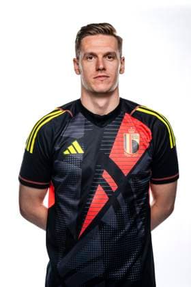 Commercial Shoot - Belgian Red Devils EURO 2024 TUBIZE, BELGIUM - MARCH 19 : Kaminski Thomas goalkeeper of Belgium pictured during a commercial photo shoot in Proximus Basecamp. on March 19, 2024 in Tubize, Belgium, 19 03 2024 Tubize Belgium  Copyright: xGvgx