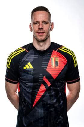 Commercial Shoot - Belgian Red Devils EURO 2024 TUBIZE, BELGIUM - MARCH 19 : Sels Matz goalkeeper of Belgium pictured during a commercial photo shoot in Proximus Basecamp. on March 19, 2024 in Tubize, Belgium, 19 03 2024 Tubize Belgium  Copyright: xGvgx
