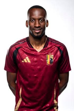 Commercial Shoot - Belgian Red Devils EURO 2024 TUBIZE, BELGIUM - MARCH 19 : Lukebakio Dodi forward of Belgium pictured during a commercial photo shoot in Proximus Basecamp. on March 19, 2024 in Tubize, Belgium, 19 03 2024 Tubize Belgium  Copyright: xGvgx