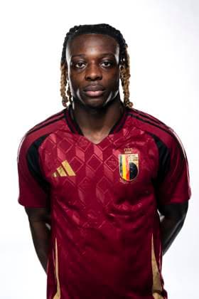 Commercial Shoot - Belgian Red Devils EURO 2024 TUBIZE, BELGIUM - MARCH 19 : Doku Jeremy forward of Belgium pictured during a commercial photo shoot in Proximus Basecamp. on March 19, 2024 in Tubize, Belgium, 19 03 2024 Tubize Belgium  Copyright: xGvgx