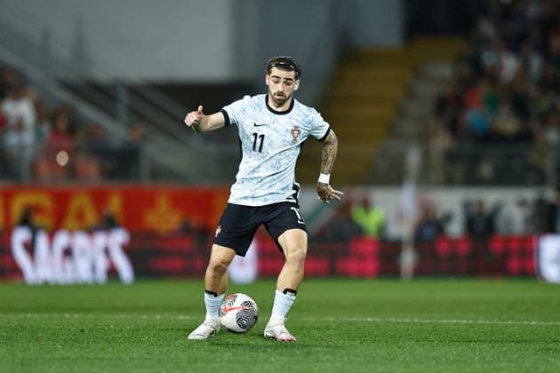 Jota Silva (POR), MARCH 21, 2024 - Football Soccer : International Friendly, Länderspiel, Nationalmannschaft match between Portugal 5-2 Sweden at the Estadio Don Afonso Henriquesa in Guimaraes, Portugal. Noxthirdxpartyxsales  (247977839)