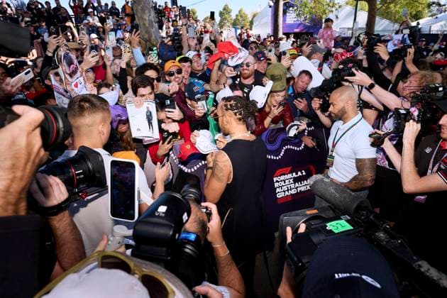 HAMILTON Lewis F1 Team Mercedes FIA F1 Season 2024 Formula 1 GP Australia on 22 03 2024 in Melbourne Copyright: xJerryxAndrex