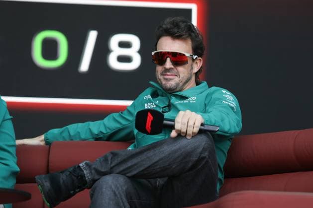 March 22, 2024: FERNANDO ALONSO of Team Aston Martin on stage during the Fan Forum Event at the 2024 Formula One Australian Grand Prix at the Albert Park Circuit in Melbourne on March 22, 2024 in Melbourne, Australia - ZUMAa155 20240322_aaa_a155_019 Copyright: xChristopherxKhouryx