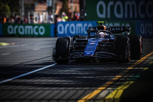 March 22, 2024, Melbourne, Victoria, Australia: MELBOURNE, AUSTRALIA - MARCH 22: Logan Sargeant of the United States drives the Williams FW46 Mercedes during second practice in the 2024 Australian Grand Prix at Albert Park in Melbourne, Australia Melbourne Australia - ZUMAp121 20240322_zsp_p121_077 Copyright: xChrisxPutnamx