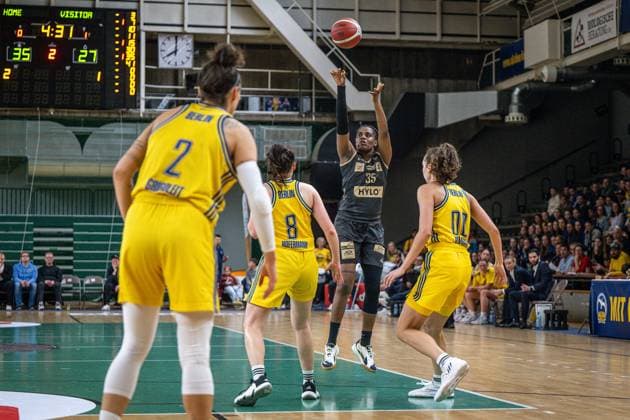 Basketball Berlin 22 03 2024 Season 2023 2024 1 Bundesliga DBBL Alba Berlin Saarlouis Royals Naomi Sarah Mbandu Saarlouis, No 35