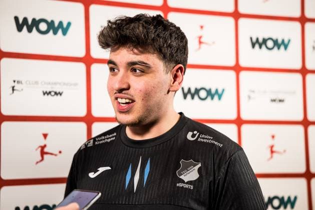 Virtual Bundesliga Club Championship by WOW Playoffs 22 03 2024 AYMANE Mokallik Aymane TSG 1899 Hoffenheim in an interview after the victory Virtual Bundesliga Club Championship by WOW Playoffs, Köln, Strassenkickerbase on 22 03 2024 Copyright: xBEAUTIFULxSPORTS Wunderlx