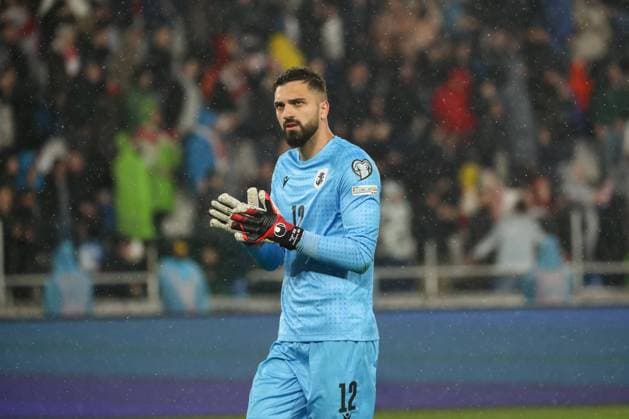 Giorgi Mamardashvili of Georgia during the UEFA European Championship, EM, Europameisterschaft Qualifying match between Georgia and Luxembourg at the The Boris Paitchadze Dinamo Arena on March 21, 2024 in Tbilisi, Georgia. Tbilisi Boris Paitchadze Dinamo Arena, Akaki Tsereteli Avenue, Didube, Tbilisi, 0112, Georgia Georgia Copyright: xArturxStabulnieksx 403809