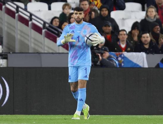 . - Spain v Colombia, International Friendly, Länderspiel, Nationalmannschaft Match, London Stadium, London, UK. - 22nd March 2024. David Raya of Spain & Arsenal. - Spain v Colombia, International Friendly Match, London Stadium, London, UK. - 22nd March 2024. London London Stadium UK Copyright: xDanxWeirx CP_Spain_Colombia_39