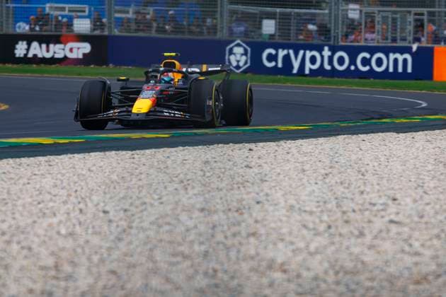 23rd March 2024: Melbourne Grand Prix Circuit, Melbourne, Victoria, Australia; Australian Formula 1 Grand Prix: Qualifying Day; Number 11 Oracle Red Bull driver Sergio Perez during practice 3 at the Australian Formula 1  ActionPlus12620699 StephenxBlackberry