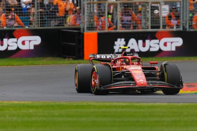 23rd March 2024: Melbourne Grand Prix Circuit, Melbourne, Victoria, Australia; Australian Formula 1 Grand Prix: Qualifying Day; Number 55 Scuderia Ferrari driver Carlos Sainz Jr during practice 3 at the Australian Formula 1  ActionPlus12620677 StephenxBlackberry