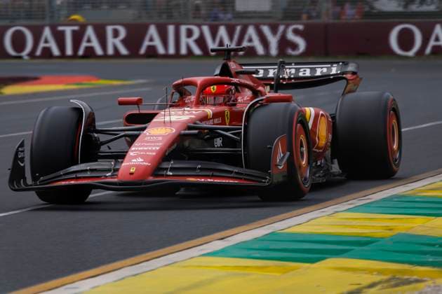 23rd March 2024: Melbourne Grand Prix Circuit, Melbourne, Victoria, Australia; Australian Formula 1 Grand Prix: Qualifying Day; Number 16 Scuderia Ferrari driver Charles Leclerc during practice 3 at the Australian Formula 1  ActionPlus12620734 StephenxBlackberry