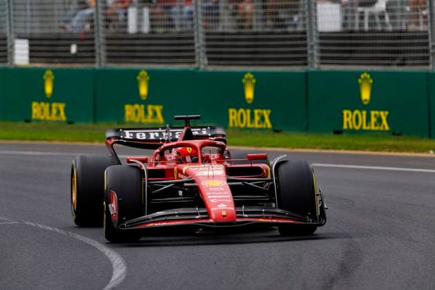 23rd March 2024: Melbourne Grand Prix Circuit, Melbourne, Victoria, Australia; Australian Formula 1 Grand Prix: Qualifying Day; Number 16 Scuderia Ferrari driver Charles Leclerc during practice 3 at the Australian Formula 1  ActionPlus12620679 StephenxBlackberry