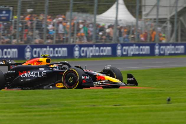 23rd March 2024: Melbourne Grand Prix Circuit, Melbourne, Victoria, Australia; Australian Formula 1 Grand Prix: Qualifying Day; Number 11 Oracle Red Bull driver Sergio Perez during practice 3 at the Australian Formula 1  ActionPlus12620663 StephenxBlackberry