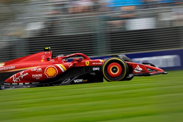 23rd March 2024: Melbourne Grand Prix Circuit, Melbourne, Victoria, Australia; Australian Formula 1 Grand Prix: Qualifying Day; Number 55 Scuderia Ferrari driver Carlos Sainz Jr during practice 3 at the Australian Formula 1  ActionPlus12620671 StephenxBlackberry