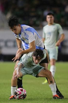 RECORD DATE NOT STATED Seleccion Mexicana Sub-23 2024 Mexico 2-4 Argentina Jordan Carrillo of Mexico during the friendly match between Mexico U-23 (Mexican national team, Nationalteam and Argentina U-23, at El Encanto Stadium, Mazatlan, Sinaloa, on March 22, 2024. MAZATLAN SINALOA MEXICO  Copyright: xCarlosxLopezx 20240322220332_SMN_U23_MEX_ARG_CARRILLO165