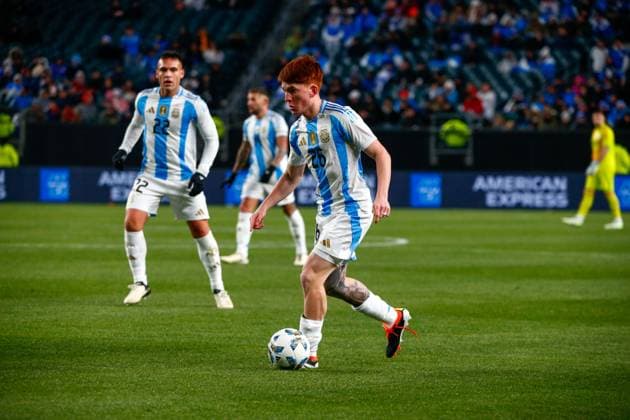 March 22, 2024, Harrison, Nj, United States: Barco of Argentina during a match against El Salvador in an International Friendly, Länderspiel, Nationalmannschaft match at the Lincoln Financial Field in Philadelphia in the United States on the evening of this Friday, March 22nd. Harrison United States - ZUMAv122 20240322_aap_v122_089 Copyright: xWilliamxVolcovx