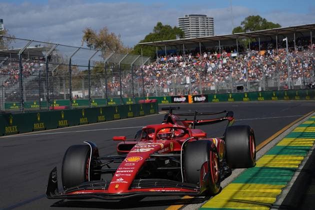 23 03 2024, Albert Park Circuit, Melbourne, FORMULA 1 ROLEX AUSTRALIAN GRAND PRIX 2024 ,in the picture Charles Leclerc MCO , Scuderia Ferrari Melbourne Albert Park Circuit Victoria Australia eu-images-506