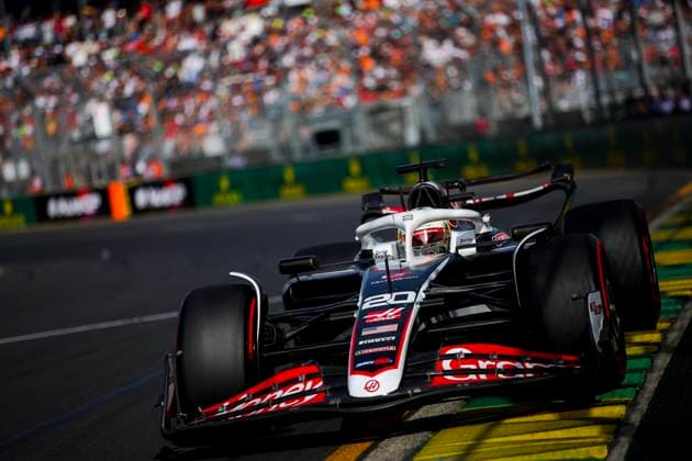 20 MAGNUSSEN Kevin (den), Haas F1 Team VF-24 Ferrari, action during the Formula 1 Rolex Australian Grand Prix 2024, 3rd round of the 2024 Formula One World Championship, WM, Weltmeisterschaft from March 22 to 24, 2024 on the Albert Park Circuit, in Melbourne, Australia - F1 - AUSTRALIAN GRAND PRIX 2024 DPPI Panoramic  240323_R03_AUSTRALIA_EA026202