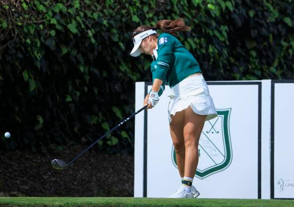 March 22, 2024, Palos Verdes, California, USA: Jaravee Boonchant during Round 2 of the Fir Hills Seri Pak Championship on Friday March 22, 2024 at the Palos Verdes Golf Club in Palos Verdes, California. JAVIER ROJAS PI Palos Verdes USA - ZUMAp124 20240322_zaa_p124_032 Copyright: xJavierxRojasx
