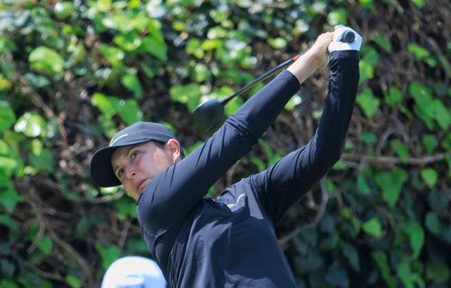 March 22, 2024, Palos Verdes, California, USA: Lindy Duncan during Round 2 of the Fir Hills Seri Pak Championship on Friday March 22, 2024 at the Palos Verdes Golf Club in Palos Verdes, California. JAVIER ROJAS PI Palos Verdes USA - ZUMAp124 20240322_zaa_p124_118 Copyright: xJavierxRojasx