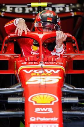 March 23, 2024, Melbourne, Australia: Carlos Sainz of Spain drives the (55) Ferrari SF-24 during final practice ahead of the F1 Grand Prix of Australia at the Albert Park Grand Prix circuit. Melbourne Australia - ZUMAs197 20240323_aaa_s197_012 Copyright: xGeorgexHitchensx