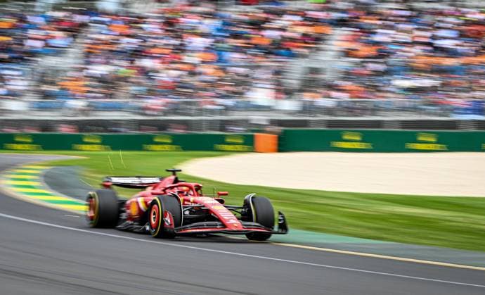 March 23, 2024, Melbourne, Victoria, Australia: March 23, 2024, Melbourne, Victoria, Australia: Monacan driver Charles Leclerc ( 16) of Ferrari in action during Practice 3 on day 2 of the 2024 Australian F1 Grand Prix Melbourne Australia - ZUMAk106 20240323_zaf_k106_036 Copyright: xTheoxKaranikosx