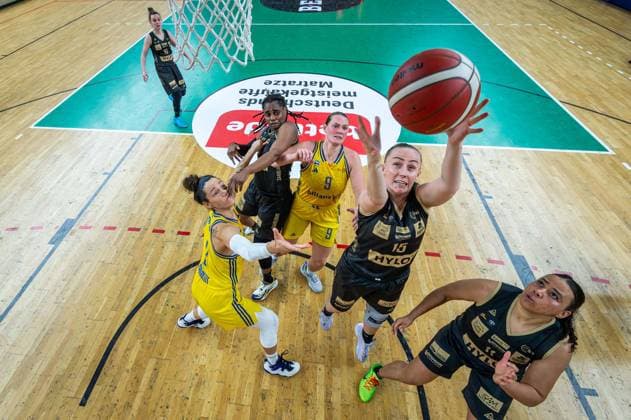 Basketball Berlin 22 03 2024 Season 2023 2024 1 Bundesliga DBBL Alba Berlin Saarlouis Royals Monika Jasnowska Saarlouis, No 15