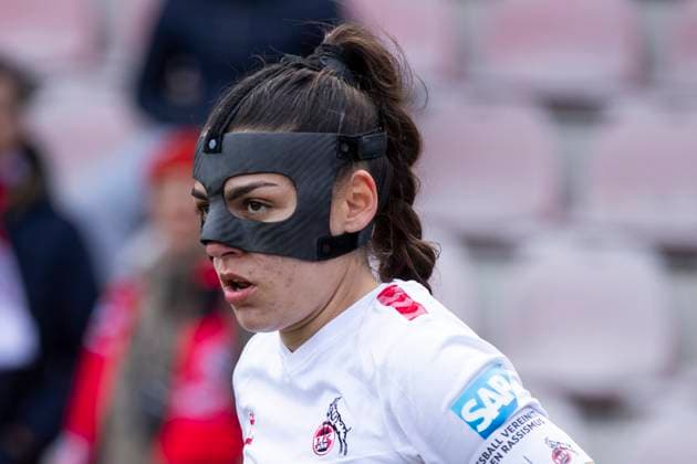 GOOGLE PIXEL Frauen Bundesliga 1 FC Köln 1 FC Nürnberg, 23 03 2024 Manjou Wilde 1 FC Köln, 7 GOOGLE PIXEL Frauen Bundesliga, 1 FC Köln 1 FC Nürnberg, 17 Spieltag, am 23 03 2024, Franz Kremer Stadion, Köln DFL regulations prohibit any use of photographs as image sequences and or quasi video Copyright: xBEAUTIFULxSPORTS Meuselx