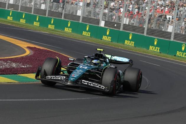 March 23, 2024: FERNANDO ALONSO of Aston Martin during Qualifying at the 2024 Formula One Australian Grand Prix at the Albert Park Circuit in Melbourne on March 22, 2024 in Melbourne, Australia - ZUMAa155 20240323_aaa_a155_037 Copyright: xChristopherxKhouryx
