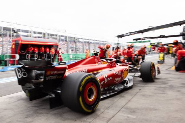 March 23, 2024, Melbourne, Victoria, Australia: MELBOURNE, AUSTRALIA - MARCH 23: Carlos Sainz of Spain drives the Ferrari SF-24 during third practice at the 2024 Australian Grand Prix at Albert Park in Melbourne, Australia Melbourne Australia - ZUMAp121 20240323_zsp_p121_157 Copyright: xChrisxPutnamx