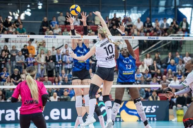Volleyball, Women, PlayOff quarter-finals, Allianz MTV Stuttgart - USC Münster