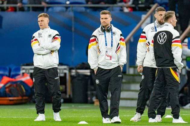 Maximilian Mittelstädt Germany, 18 Joshua Kimmich Germany, 6 Robert Andrich Germany, 23 Chris Fuehrich Germany, 11 France vs. Germany, Men, Football, Test match, 22 03 2024 France vs. Germany, Men, Football, Test match, 22 03 2024 Lyonn Copyright: xEibner-Pressefoto BahhoxKarax EP_FRA